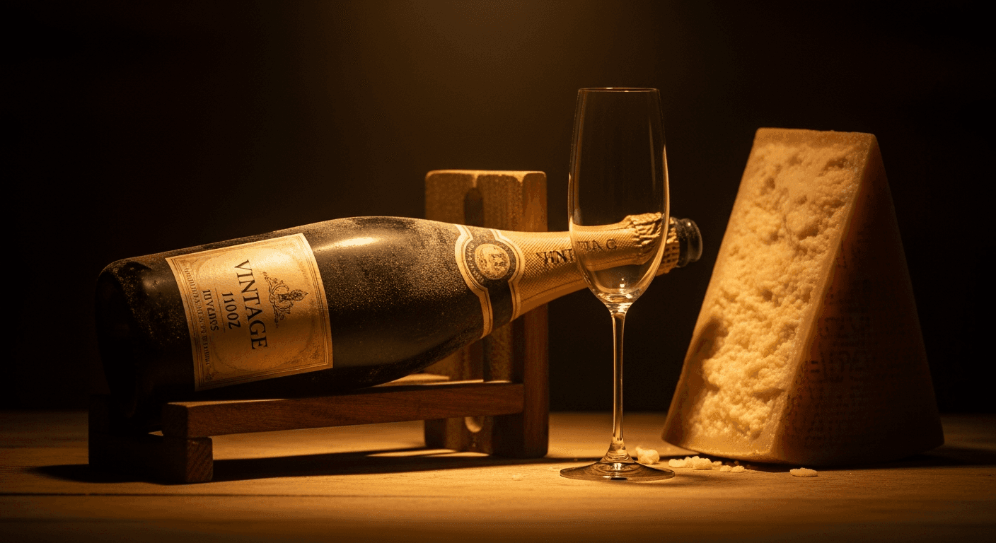 parmesan vintage champagne